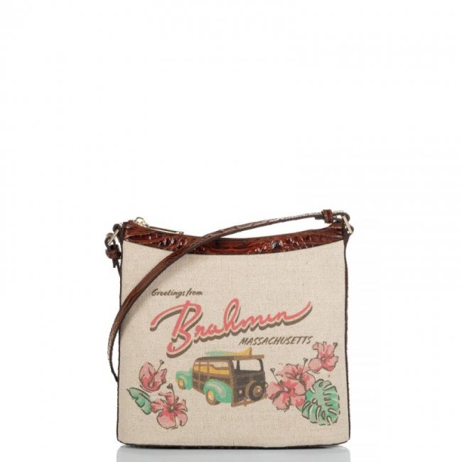 Brahmin | Women's Katie Pecan Pipa | Quick Ship!