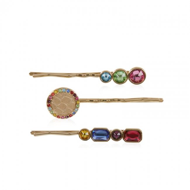 Brahmin | Women's Trio Hair Pins Multi Fairhaven | Quick Ship!