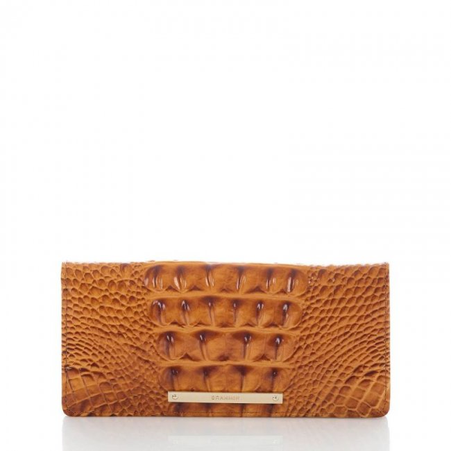 Brahmin | Women's Ady Wallet Dark Rum Melbourne | Quick Ship!