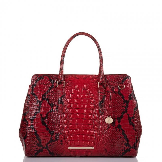 Brahmin | Women's Finley Carryall Lipstick Ombre Melbourne | Quick Ship!