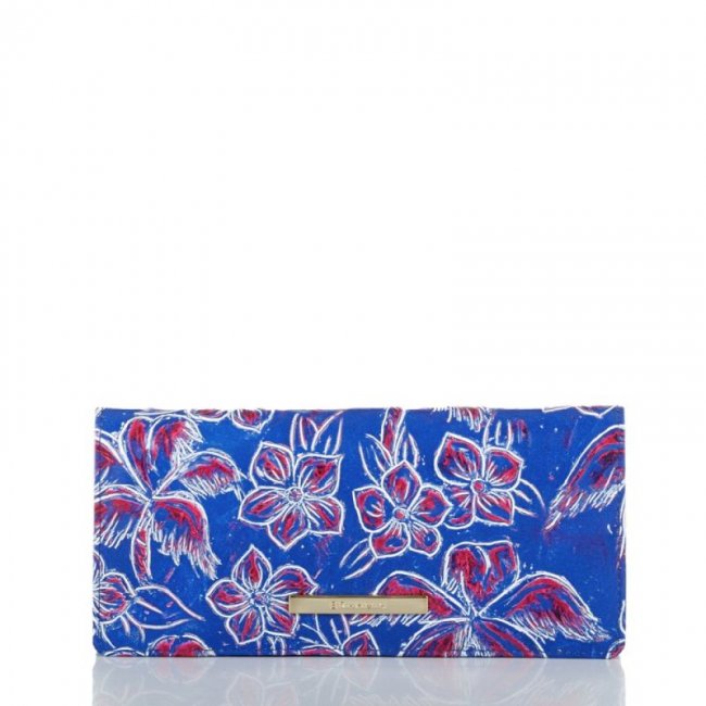 Brahmin | Women's Ady Wallet Vista Blue Torrone | Quick Ship!