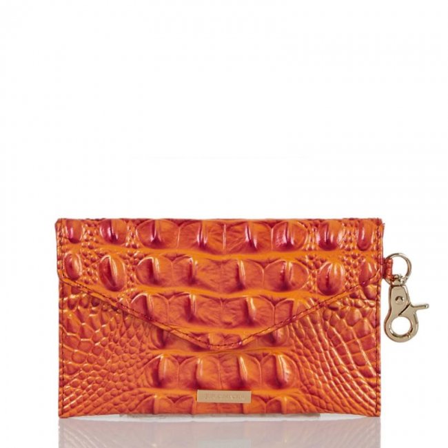 Brahmin | Women's Mini Envelope Case Dusty Orange Melbourne | Quick Ship!