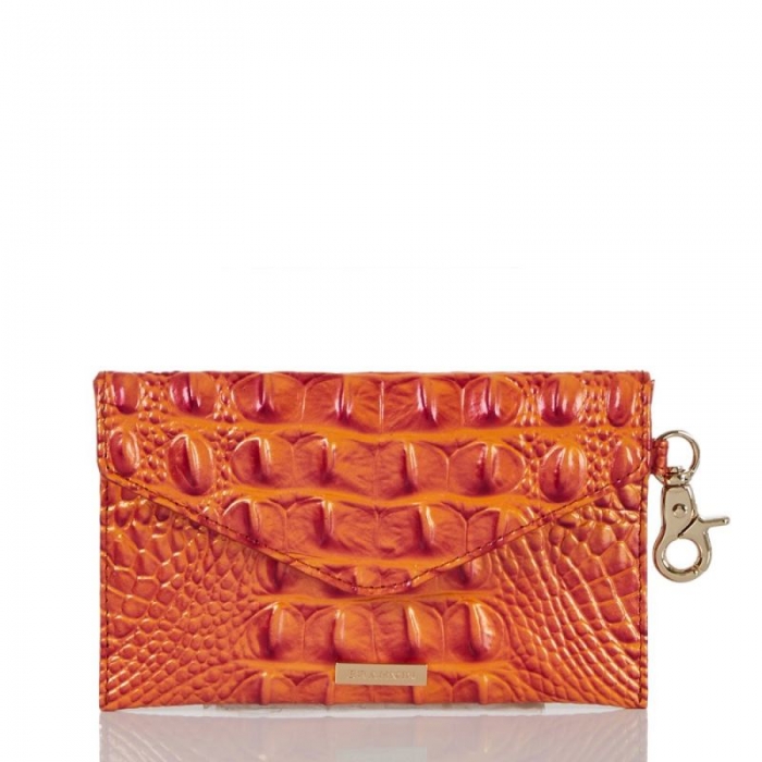 Brahmin | Women's Mini Envelope Case Dusty Orange Melbourne | Quick Ship!