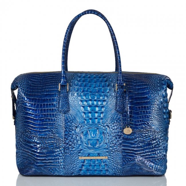 Brahmin | Women's Duxbury Weekender Vista Blue Ombre Melbourne | Quick Ship!