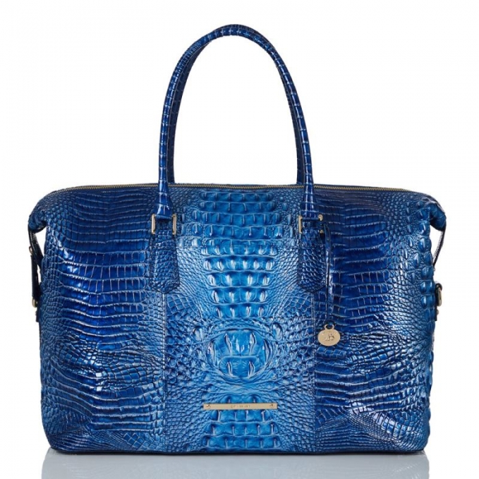 Brahmin | Women's Duxbury Weekender Vista Blue Ombre Melbourne | Quick Ship!