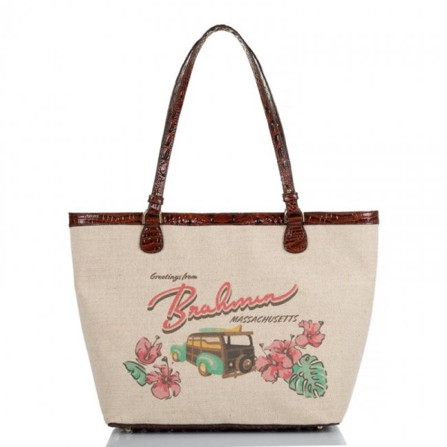 Brahmin | Women's Brooke Pecan Pipa | Quick Ship!