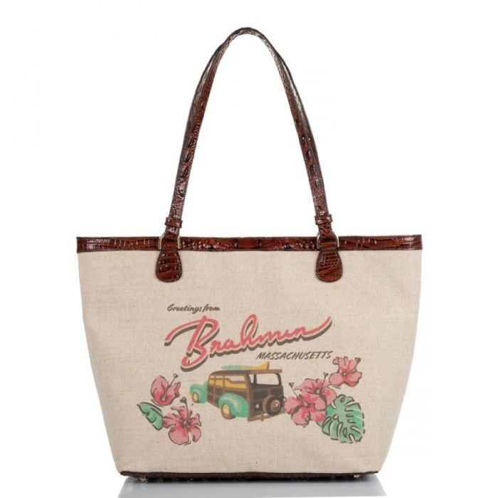 Brahmin | Women's Brooke Pecan Pipa | Quick Ship!