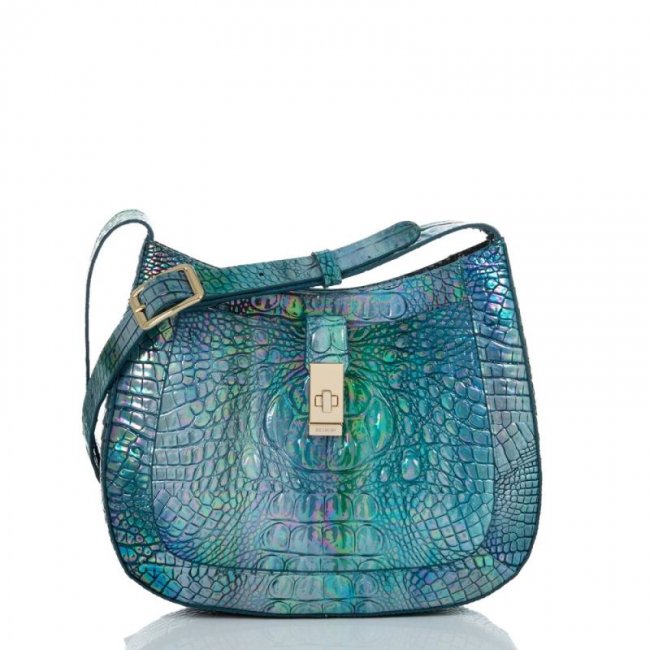 Brahmin | Women's Small Johanna Blue Topaz Melbourne | Quick Ship!