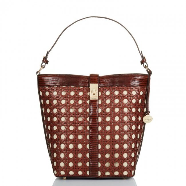 Brahmin | Women's Shira Cognac Millbrook | Quick Ship!