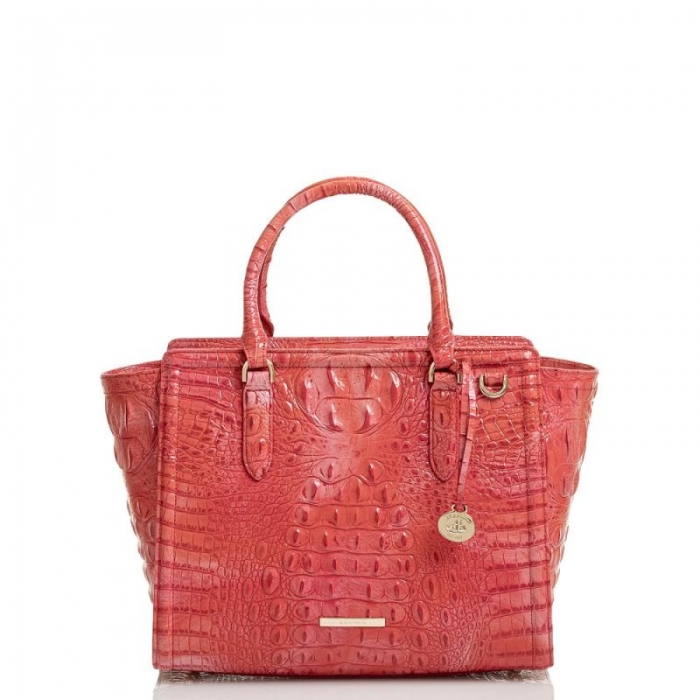 Brahmin | Women's Aubree Punchy Coral Melbourne | Quick Ship!