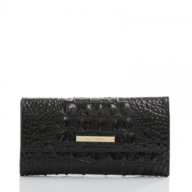 Brahmin | Women's Cordelia Wallet Black Melbourne | Quick Ship!