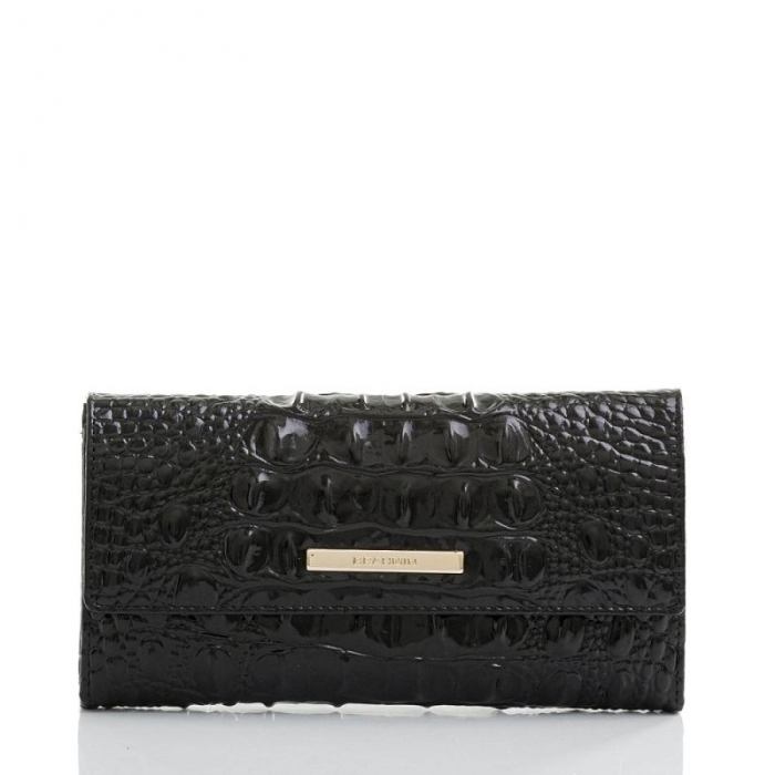 Brahmin | Women's Cordelia Wallet Black Melbourne | Quick Ship!