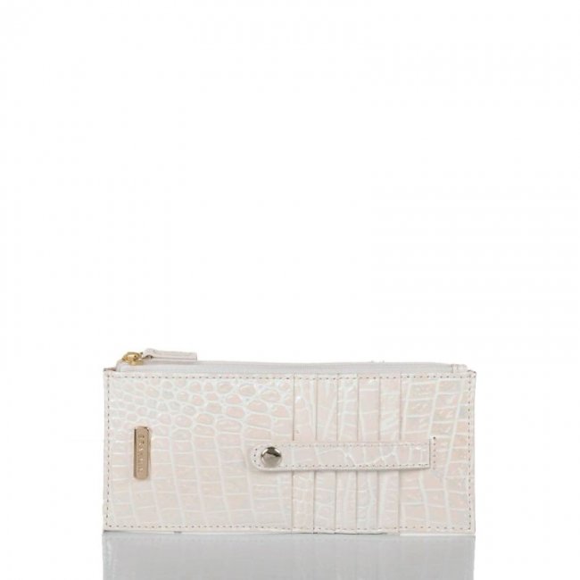 Brahmin | Women's Credit Card Wallet Milk Melbourne | Quick Ship!
