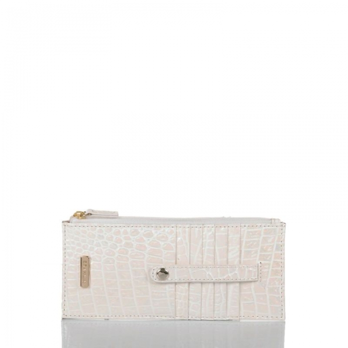 Brahmin | Women's Credit Card Wallet Milk Melbourne | Quick Ship!