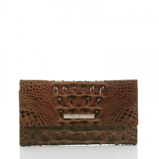 Brahmin | Women's Cordelia Wallet Pecan Melbourne | Quick Ship!