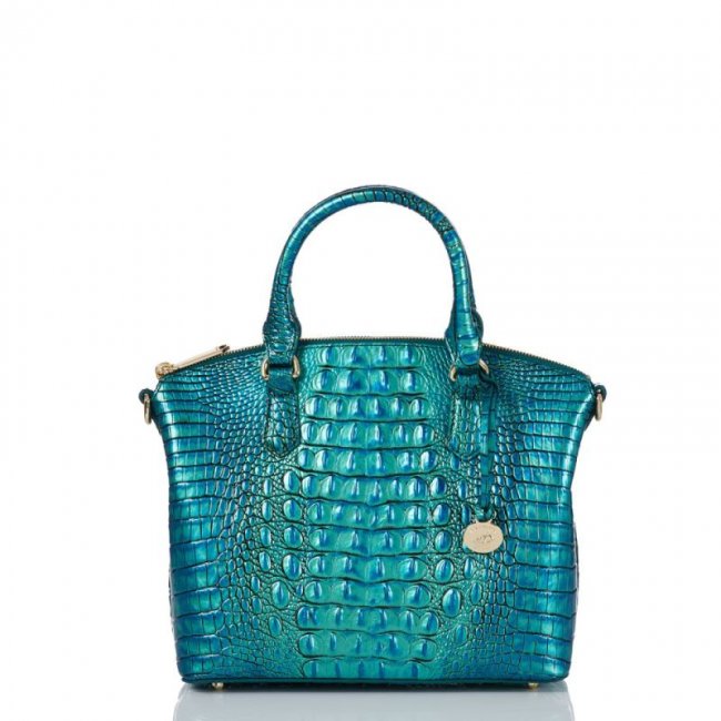 Brahmin | Women's Duxbury Satchel Peacock Melbourne | Quick Ship!