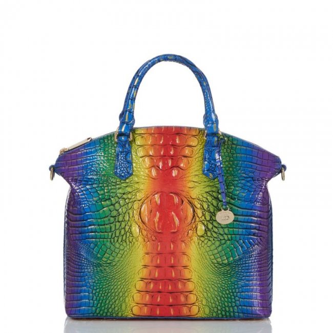 Brahmin | Women's Large Duxbury Satchel Popsicle Ombre Melbourne | Quick Ship!