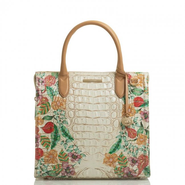 Brahmin | Women's Caroline Ivory Tahiti | Quick Ship!