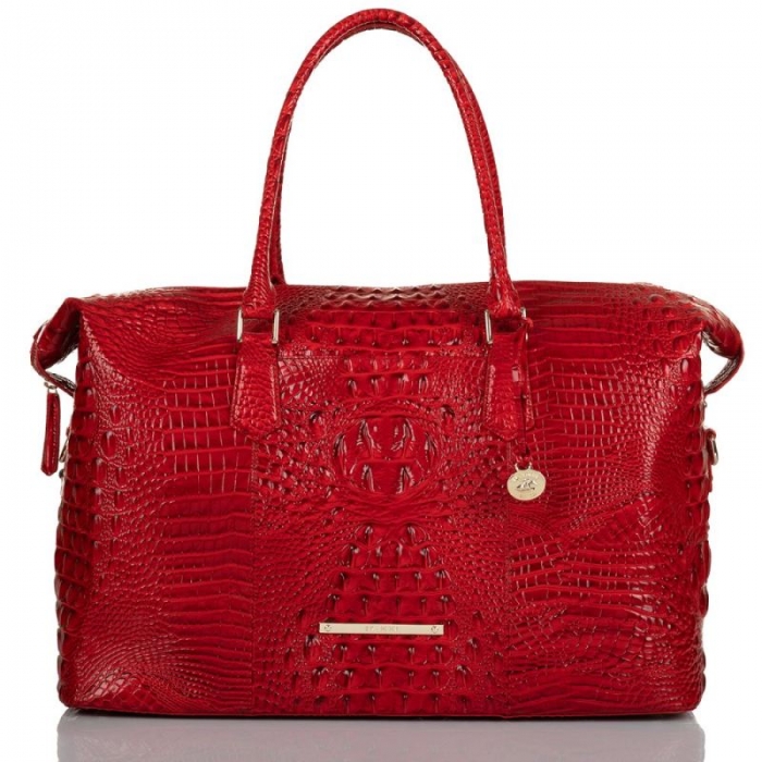 Brahmin | Women's Duxbury Weekender Carnation Melbourne | Quick Ship!