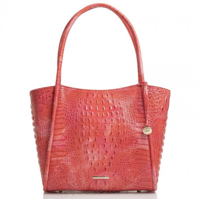 Brahmin | Women's Bailee Punchy Coral Melbourne | Quick Ship!