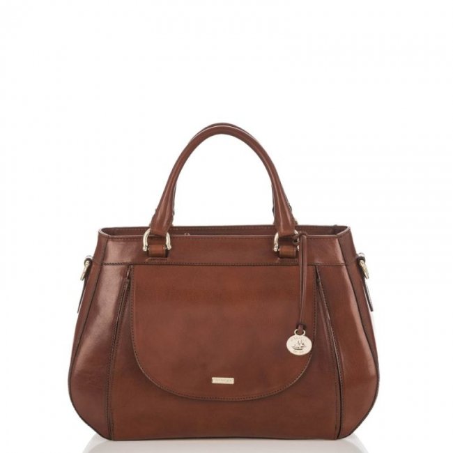Brahmin | Women's Raelynn Cognac Topsail | Quick Ship!