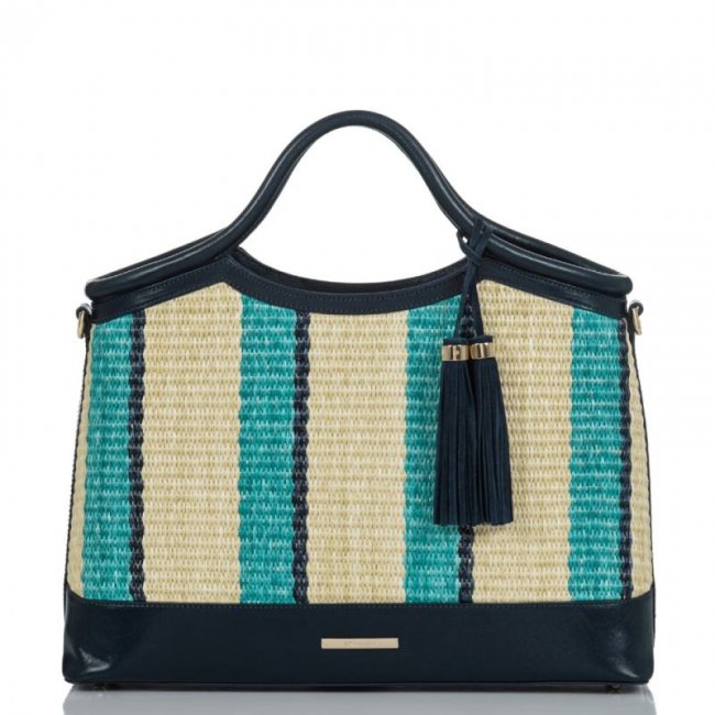 Brahmin | Women's Elaine Navy Anguilla | Quick Ship!