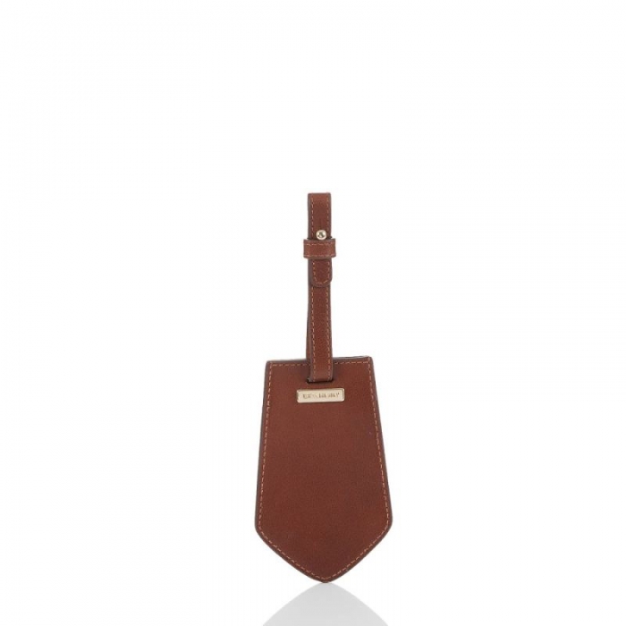 Brahmin | Women's Voyage Luggage Tag Cognac Topsail | Quick Ship!