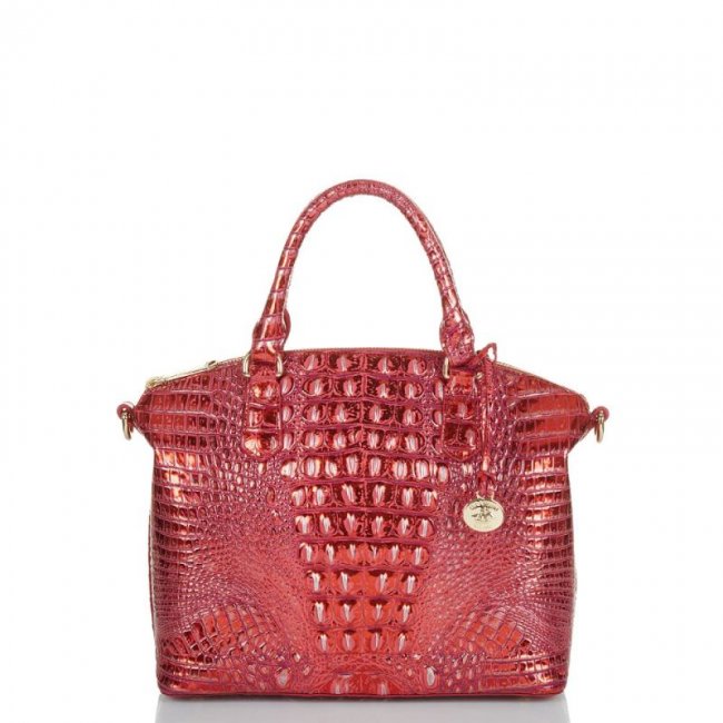 Brahmin | Women's Duxbury Satchel Red Dragon Melbourne | Quick Ship!