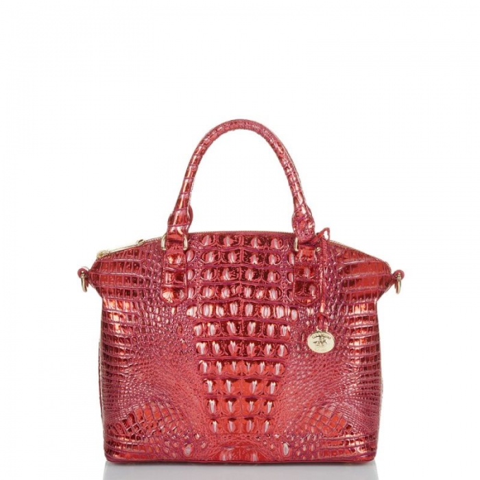 Brahmin | Women's Duxbury Satchel Red Dragon Melbourne | Quick Ship!