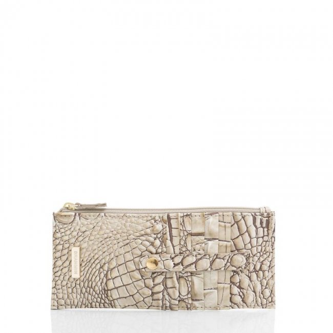 Brahmin | Women's Credit Card Wallet Sand Dune Melbourne | Quick Ship!