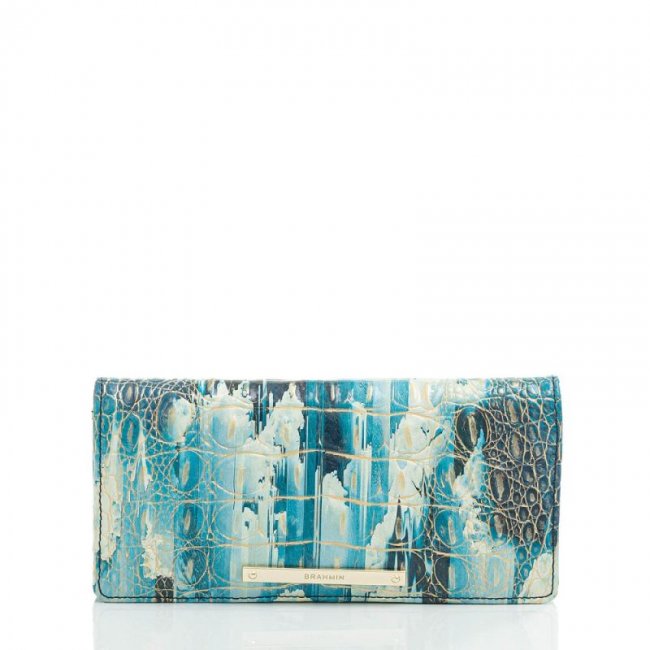 Brahmin | Women's Ady Wallet Deep Water Melbourne | Quick Ship!