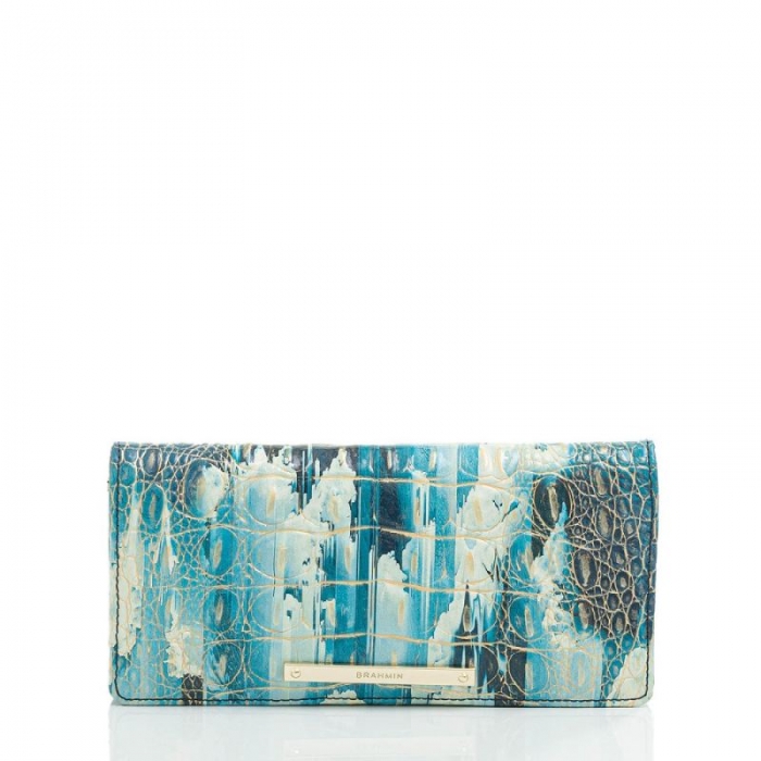 Brahmin | Women's Ady Wallet Deep Water Melbourne | Quick Ship!