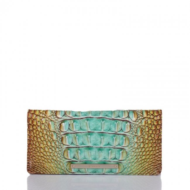 Brahmin | Women's Ady Wallet Cactus Ombre Melbourne | Quick Ship!