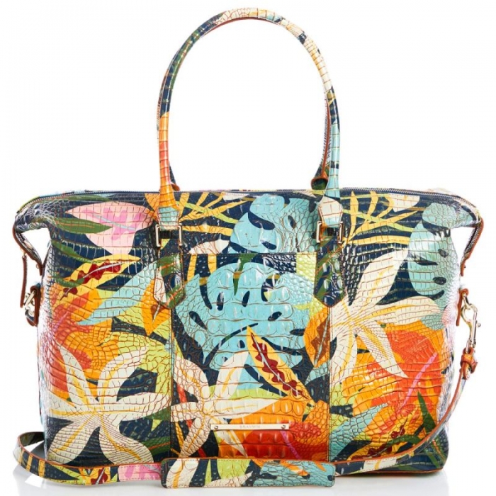 Brahmin | Women's Duxbury Weekender Retro Jungle Melbourne | Quick Ship!