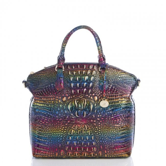 Brahmin | Women's Large Duxbury Satchel Technicolor Melbourne | Quick Ship!
