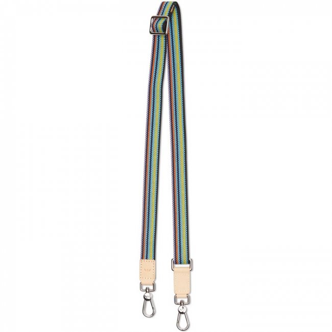 Consuela Black Slim Webbing Crossbody Strap | Canada Outlet