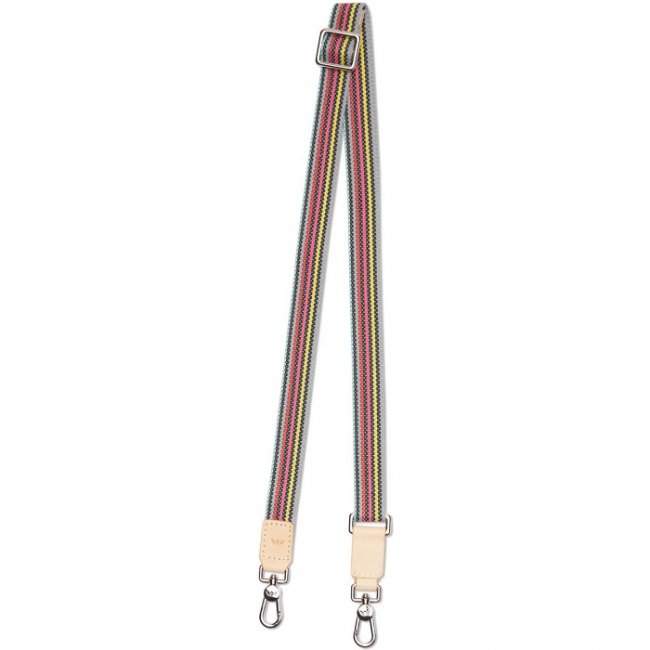 Consuela Grey Slim Webbing Crossbody Strap | Canada Outlet