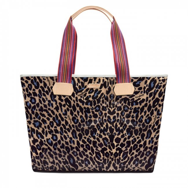 Consuela Blue Jag Zipper Tote | Canada Outlet