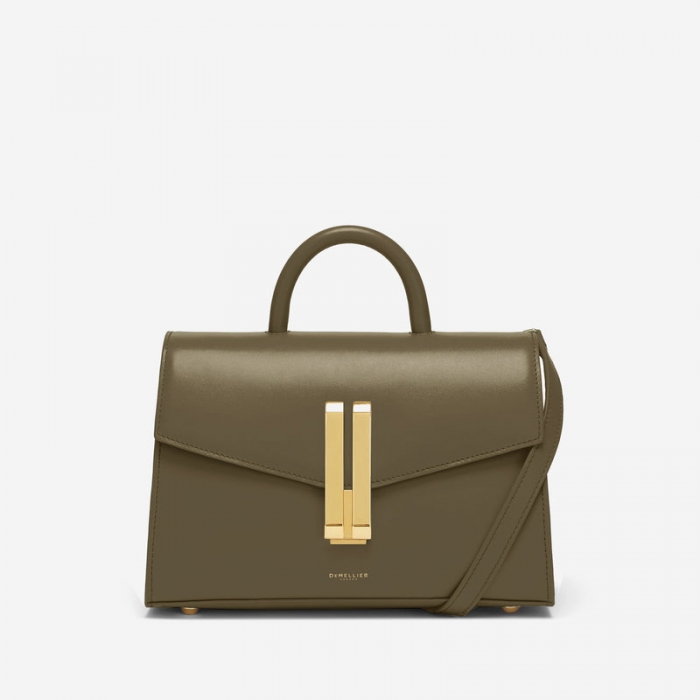 Demellier | The Midi Montreal | Olive Smooth | Canada Outlet
