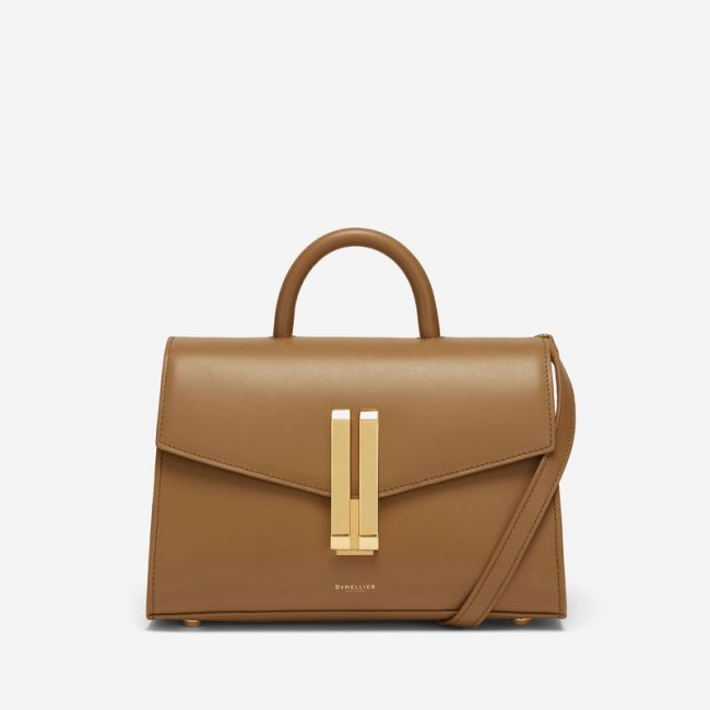 Demellier | The Midi Montreal | Deep Toffee Smooth | Canada Outlet
