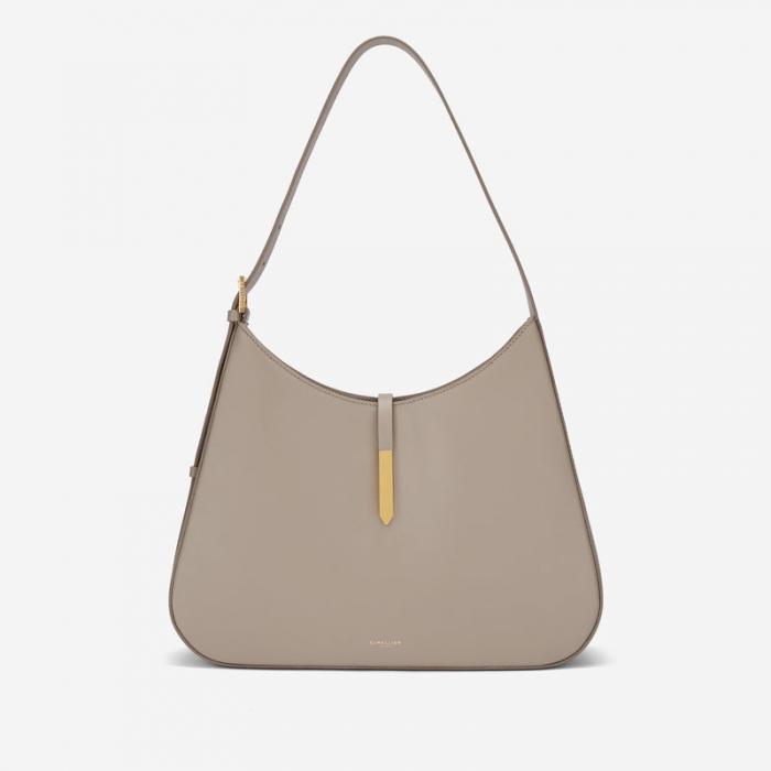 Demellier | The Large Tokyo | Taupe Smooth | Canada Outlet