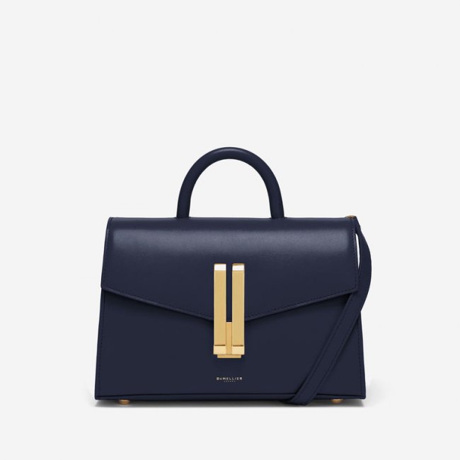 Demellier | The Midi Montreal | Navy Smooth | Canada Outlet