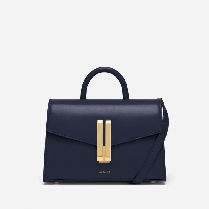 Demellier | The Midi Montreal | Navy Smooth | Canada Outlet