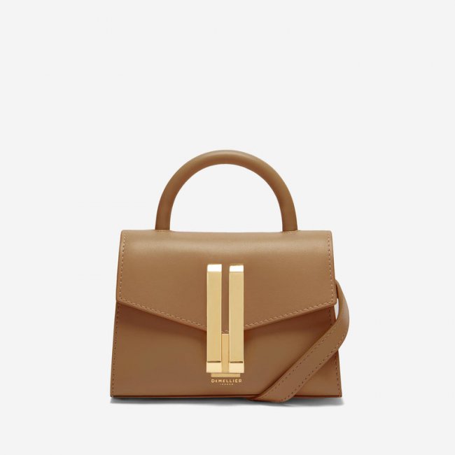 Demellier | The Nano Montreal | Deep Toffee Smooth | Canada Outlet