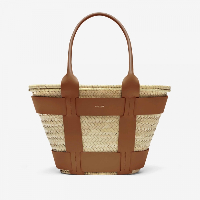 Demellier | The Santorini | Natural Basket Tan Smooth | Canada Outlet
