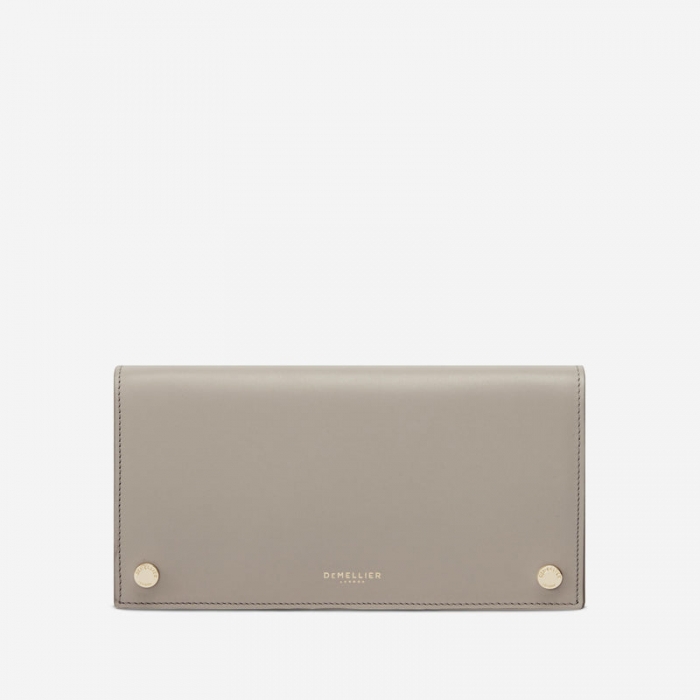 Demellier | The Andros Wallet | Taupe Smooth | Canada Outlet