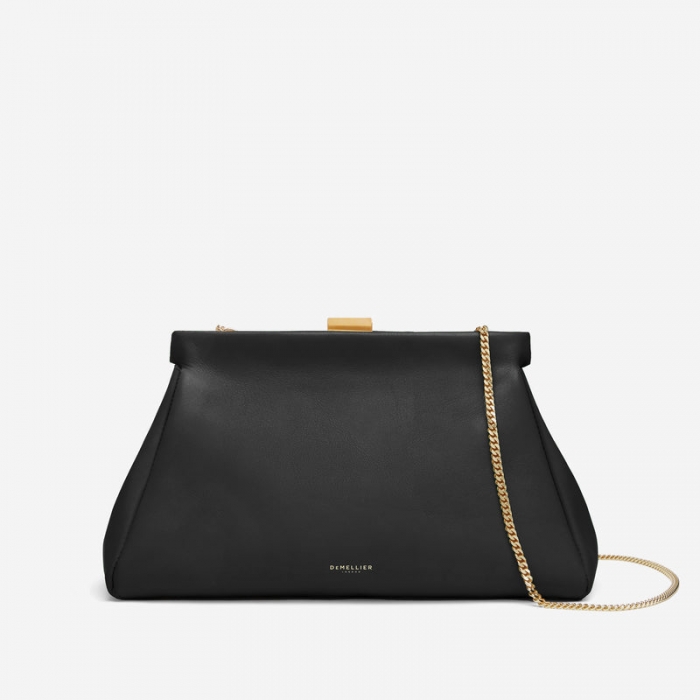 Demellier | The Cannes | Black Smooth | Canada Outlet
