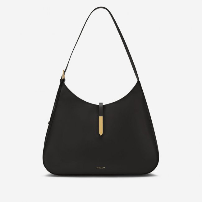 Demellier | The Large Tokyo | Black Smooth | Canada Outlet