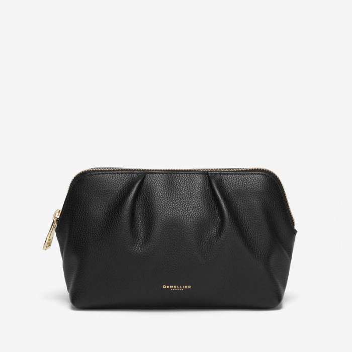 Demellier | The Portofino | Black Small Grain | Canada Outlet