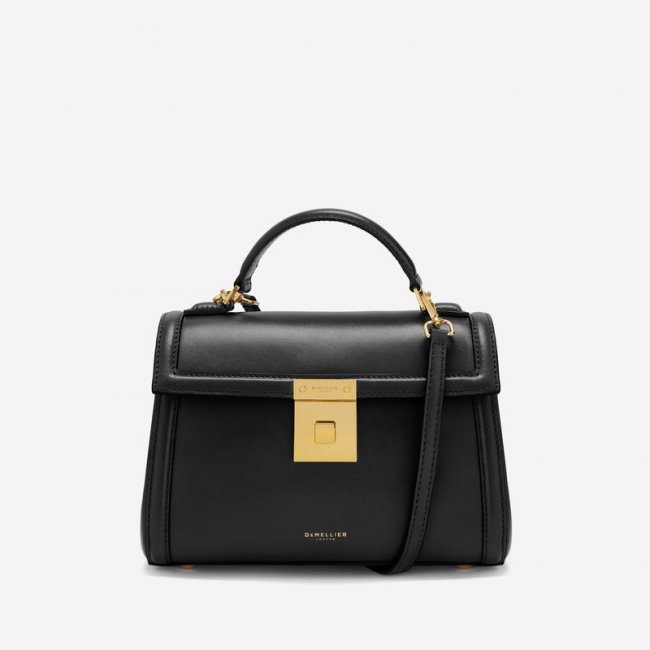 Demellier | The Paris | Black Smooth | Canada Outlet